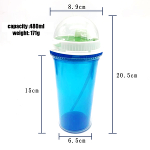 16oz 480ml Moderne Écologique Enfants Été Football <span class=keywords><strong>Tir</strong></span> Jeu Drôle Double Couche En Plastique Tasse À Eau pour <span class=keywords><strong>Jus</strong></span> De Fête Tasse - Product Image 1