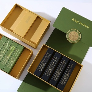 Custom Skybox <b>Gift</b> <b>Box</b> Premium Jin Jun Mei Wuyi <b>Black</b> Tea Chinese New Year Present - Product Image 2