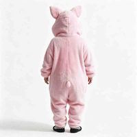 Costume de mascotte en peluche cochon rose pour adulte, en polyester, tenue intégrale de personnage de dessin animé TV/cinéma pour Halloween, cosplay et performance scénique