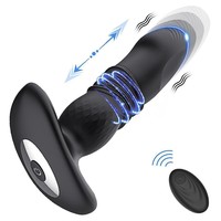 Оптовые электрические силиконовые секс-игрушки для взрослых: вибратор-массажер для анальной стимуляции с функцией электрошока и вибрации для задней камеры