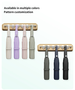 Custom Logo Portable Modern Design Wind Resistant Quick 3-Second Close All Weather Silk Semi-Automatic <strong>Umbrella</strong> for Travel - Product Image 5