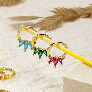 Toposh 925 Argent Hight Segment Anneaux Ouvert <span class=keywords><strong>Petit</strong></span> Septum Piercing Nez Boucles D'oreilles <span class=keywords><strong>Helix</strong></span> Body Piercing <span class=keywords><strong>anneau</strong></span> de nez - Product Image 3