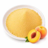 Poudre de pêche jaune naturelle 100% pure, qualité alimentaire, vente en gros pour la pâtisserie, les boissons, les yaourts, les glaces, OEM