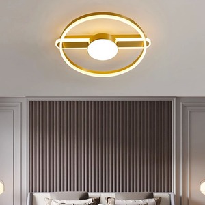 Lámpara de Dormitorio de Estilo Moderno, Minimalista, Cálida y Romántica, de Cobre, de Espectro Completo, para Dormitorio Principal - Product Image 5