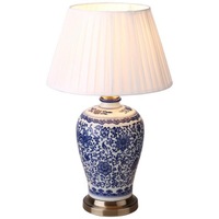 Lampe de table LED moderne alimentée par courant continu avec matériau en céramique pour salon et hôtel, protection des yeux