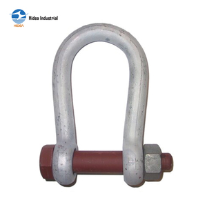 <span class=keywords><strong>Manille</strong></span> de gréement robuste HIDEA de haute qualité en acier au carbone à bouche large, <span class=keywords><strong>manille</strong></span> de proépave offshore en forme de lyre - Product Image 1