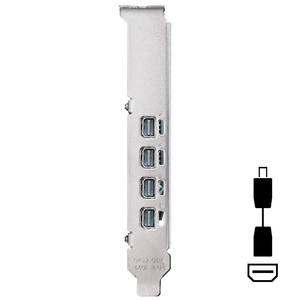 Carte graphique pour station de travail 4 Go GDDR5 PCI MXM, DisplayPort, refroidissement par ventilateur, multi-écrans, rendu CAD, ingénierie, GPU de bureau Quadro P - Product Image 3