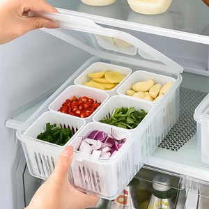 간단하고 편리한 다진 파 신선한 보관 상자 뚜껑이있는 다진 파 냉장고 상자 - Product Image 5