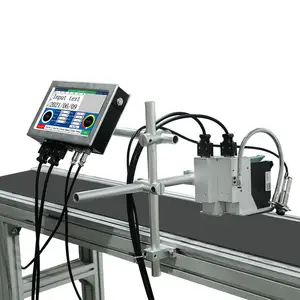 Máquina de impresión de código QR, inyección de tinta de código de barras, fecha de caducidad en línea