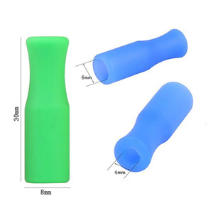 Coperchi in silicone colorati per cannucce in metallo da 6 mm, adatti per cannucce in acciaio inossidabile da 6 mm di larghezza - Product Image 6