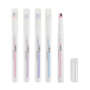 Resaltador Dos en una Punta de cincel y Punta de delineador fino Juego de pastel Marcador a base de agua Resaltador DE LA Biblia sin sangrado - Product Image 1