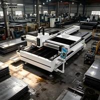 Machine de découpe laser CNC Hoysook 3015 pour tubes et tôles en métal, certifiée CE, 3000W