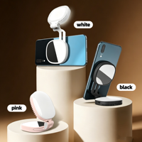 Lampe LED à clipser pour selfie avec miroir de maquillage, mini anneau lumineux rechargeable pour vlog, diffusion en direct, maquillage et photographie