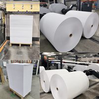 Papier à écrire blanc de haute qualité en pâte mixte 787x1092mm 70g 80g Papier offset pour cadre photo