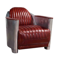 Canapé Jack en cuir Spitfire, mobilier Antique suspendu, fauteuil de style rétro, en Aluminium, siège volant