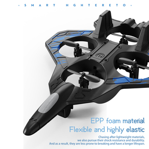 AiJH 360 °   Avion de combat RC circulaire en mousse durable avec télécommande, chargeur et lumières LED - Product Image 4