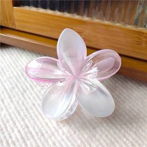 Elegante Pinza para el Cabello con Diseño de Flor de Huevo para Mujer, Pinza de Colores para Vacaciones en la Playa, Accesorio para el Cabello para Fiestas y Uso Casual - Product Image 6