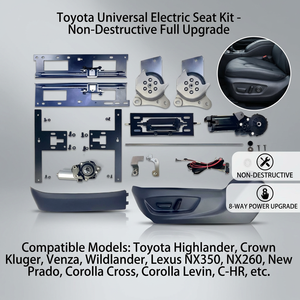 Kit de Asientos Eléctricos No Destructivos para Toyota Highlander 2019-2025 <span class=keywords><strong>Crown</strong></span> Kluger, Actualización de Asientos de Lujo de 6 y 8 Vías, Ajuste OEM - Product Image 1