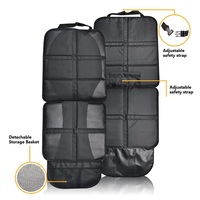Tapis de coussin de protection de siège de voiture automatique rembourré le plus épais avec poches en maille