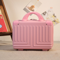 Trousse de Maquillage Rigide en ABS avec Fermeture Éclair, Motif Bonbons, Sac de Rangement pour Pinceaux, Idéal Voyage, pour Maquillage Professionnel