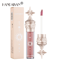 HANDAIYAN vente en gros 8 couleurs brillant à lèvres étoile tête conception hydratant longue durée liquide lisse maquillage des lèvres