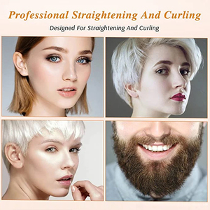 Machine à <span class=keywords><strong>lisser</strong></span> et à couper <span class=keywords><strong>les</strong></span> <span class=keywords><strong>cheveux</strong></span>, lisseur de <span class=keywords><strong>cheveux</strong></span> magnifique, coupe-bordures bouclés Sonar, <span class=keywords><strong>appareil</strong></span> de lissage à 200 degrés - Product Image 5