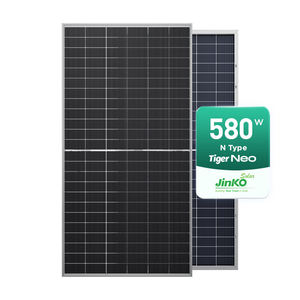 แผงเซลล์แสงอาทิตย์ชนิด N-Type JINKO 570W/580W/590W โมดูล PV สำหรับใช้ในครัวเรือนมีจำหน่ายจากสหรัฐอเมริกา - Product Image 1