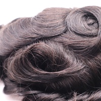 Autel — système de remplacement de cheveux pour hommes, toupet Lace Front et Base en peau, nœuds décolorés