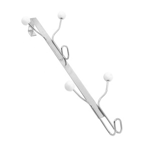 Portasciugamani in metallo argento carino Organizer con gancio porta <span class=keywords><strong>set</strong></span> da <span class=keywords><strong>bagno</strong></span> - Product Image 1