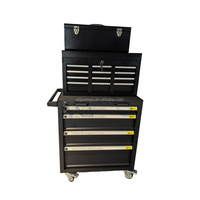 Armoire de rangement d'outils à usage intensif à 4 tiroirs pour outils et équipements avec casiers