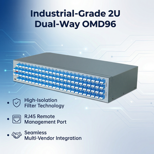 Multiplexor DWDM de Banda C de 2U y 96 Canales, Mux Demux para Transmisión en Capa Óptica - Product Image 3