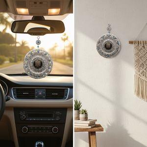 Blue Evil Eye Car Handbag or <b>Wall</b> Hanging Amulet Charm Ornament for protection - Product Image 3