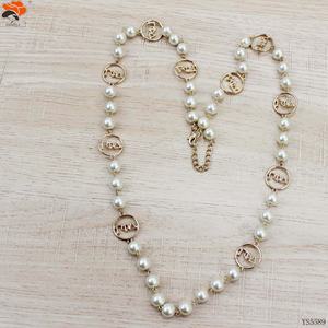 감마 파이 델타 그리스 여학생 클럽 클럽 맞춤 수제 유리 진주 목걸이 다이아몬드 합금 보석 - Product Image 3