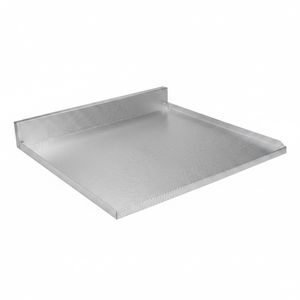 Bandejas de drenaje de aluminio plateado para debajo del fregadero PACIFIC, modelo PC8100 - Product Image 2