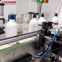 Máquina etiquetadora automática para pequeñas empresas, máquina etiquetadora de botellas redondas con impresora de código de fecha, número de referencia: 1, 2