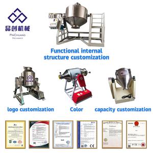 In acciaio inox <span class=keywords><strong>Spice</strong></span> Drum <span class=keywords><strong>Mixer</strong></span> farina tamburo rotante <span class=keywords><strong>Mixer</strong></span> polvere di pepe - Product Image 2