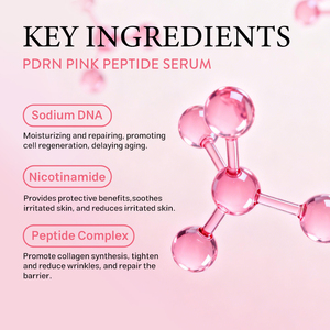 プライベートラベルサーモンDNA PDRNピンクペプチド血清皮膚グロー水分補給保湿ファーミング不均一なスキントーン韓国スキンケア - Product Image 4