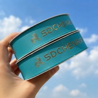 Boîte d'Emballage Cadeau de Noël Personnalisée, Ruban Décoratif Couleurs Satinées avec Logos Imprimés, en Soie, Polyester et Organza