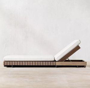 Di fascia alta durevole mobili da esterno giardino cortile Villa letto di lusso Set resistente UV Teak amichevole per il nuoto dell'hotel - Product Image 2