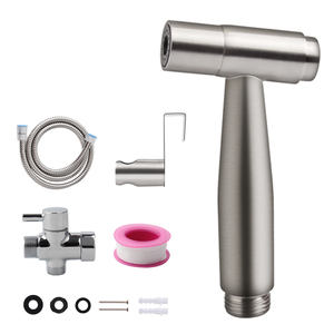 Распылитель для биде Aquacubic из нержавеющей стали с шлангом - Product Image 3