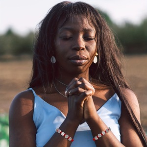<b>Red</b> Rope Braided St. Benedict Virgin Mary Saint Jude Rosary Handmade <b>Red</b> String Cross Woven <b>Bracelet</b> Christian Prayer - Product Image 3