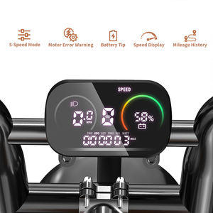 Vélo Électrique Américain 48V 13Ah Rétro Cruiser Tout Suspendu 5 Vitesses Roues 16'' Cadre en Acier <span class=keywords><strong>Carbone</strong></span> Haute Résistance - Longue Autonomie - Product Image 2