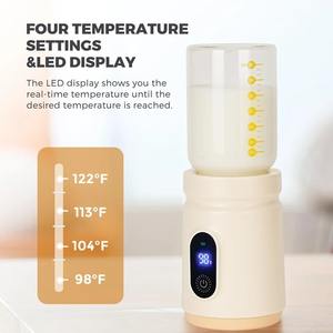 Calentador de Leche Rápido, Calentador de Biberones/Adaptador, Calentador de Leche de Viaje Seguro con Biberón, 4 Niveles de Temperatura Ajustables - Product Image 2