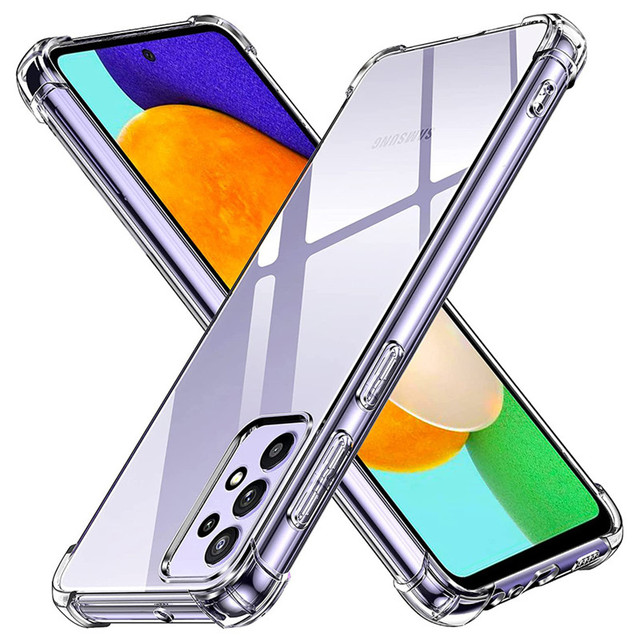Shockproof Clear Silicone Phone Case for Samsung Galaxy A71 A51 5G A42 A41 A31 A21s A21 A11 A01e A02s A01 Transparent Back Cover