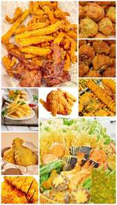 Hot bán 21L + 21L thép không gỉ hai lớp Nồi chiên điện cho khoai tây chiên Gà Thịt nướng và thịt lợn Chops - Product Image 5