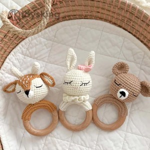 Sonajero Masticable Personalizado con Forma <span class=keywords><strong>de</strong></span> Animal - Mordedor Suave para Bebé con Agarre Fácil, Regalo Personalizado con Nombre para Recién Nacido - Product Image 3