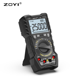ZOYI มัลติมิเตอร์ดิจิทัลความแม่นยำสูง ZT-225,เครื่องทดสอบแรงดันไฟฟ้าช่วงอัตโนมัติเครื่องมือตรวจจับความจุโอห์มปัจจุบันจำนวน25000 - Product Image 2
