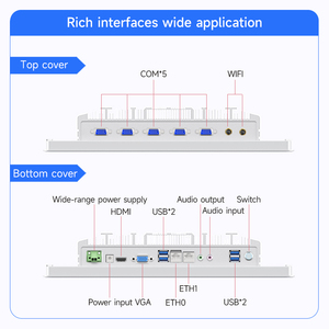Công Nghiệp 21.5 Inch Phía Trước Truy Cập Tất Cước-Trong Một Máy Tính Ip65 Không Thấm Nước I3 I5 J1900 CPU Cảm Ứng Điện Dung Bảng Điều Chỉnh PC Với <span class=keywords><strong>Fan</strong></span> - Product Image 6