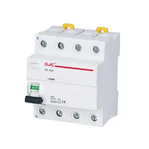 Gloednieuwe Rccb 1P 2P 3P 4P 10ma 30ma 300ma 6a 20a 32a 40a 63a Ac Resterende Stroomonderbreker Type Een Rcd Elcb Rccb