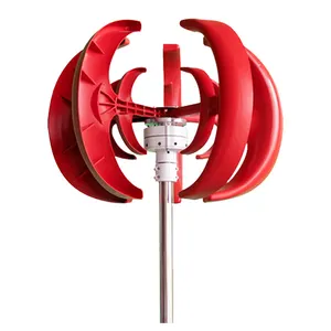 Turbine éolienne verticale basse vitesse 100W 400W, petite Turbine éolienne verticale à fleurs sur le toit 48V